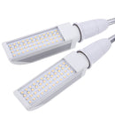 Indoor 50W LED Grow Light Double Head Adjustable Gooseneck Full Spectrum Lamp 88LEDs Dimmable Lamps With Timer For Greenhouse Plants Vegetable Flower
