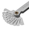 20PC Blades Metric 55/60 Screw Pitch Thread Measuring Gauge Dual Gage Tool