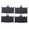 4pcs Front Organic Ceramic Brake Pads For Suzuki GSX-R600 GSXR600 1997-2003