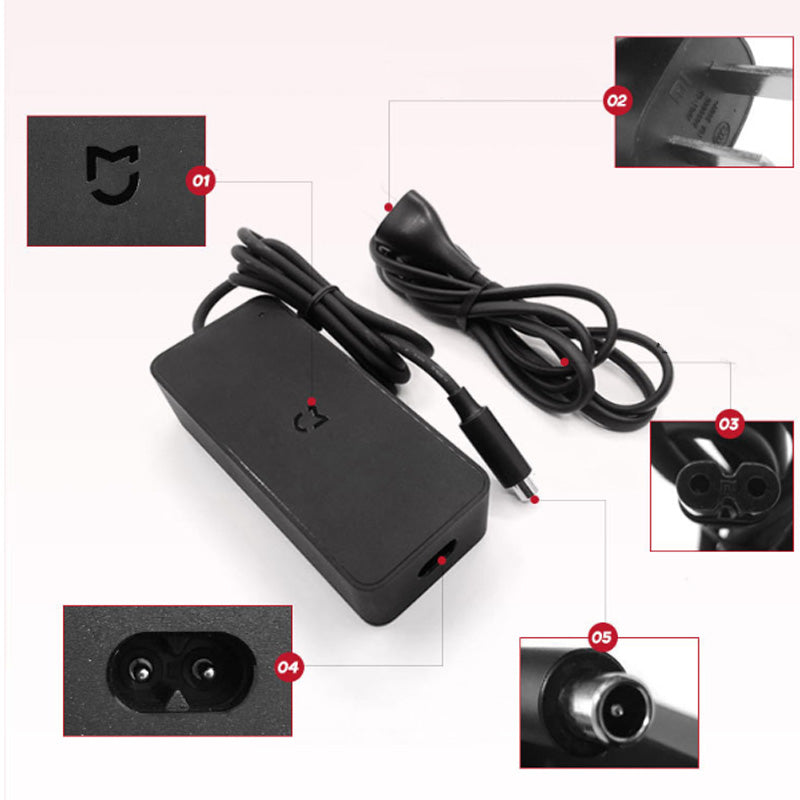 XIAOMI M365/Pro Electric Scooter Charger 42V 1.7A 71W Portable Balance Charger Scooters Accessories