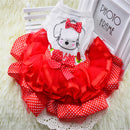 Summer Dog Dress Puppy Party Dress Bubble Fruit Doggy Colorful Skirts