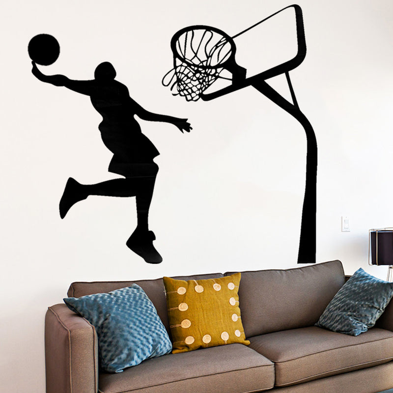 Removable Basketball Dunk Sport DIY Wall Sticker Kids Room Art Decor Decals