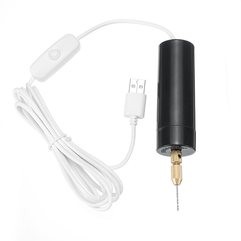 18W Mini USB Drill Electric Drill 5V Hand Drill Portable Mini Electric Drill Polishing Kit