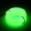 5M Led Flexible EL Wire Neon Glow Light Rope Strip 12V For Christmas Holiday Party