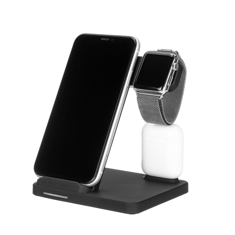 3 In 1 Qi Wireless Charger Phone Charger Earphone Charger Watch Charger For iPhone Samsung Apple AirPods Apple Watch Series 2 3 4