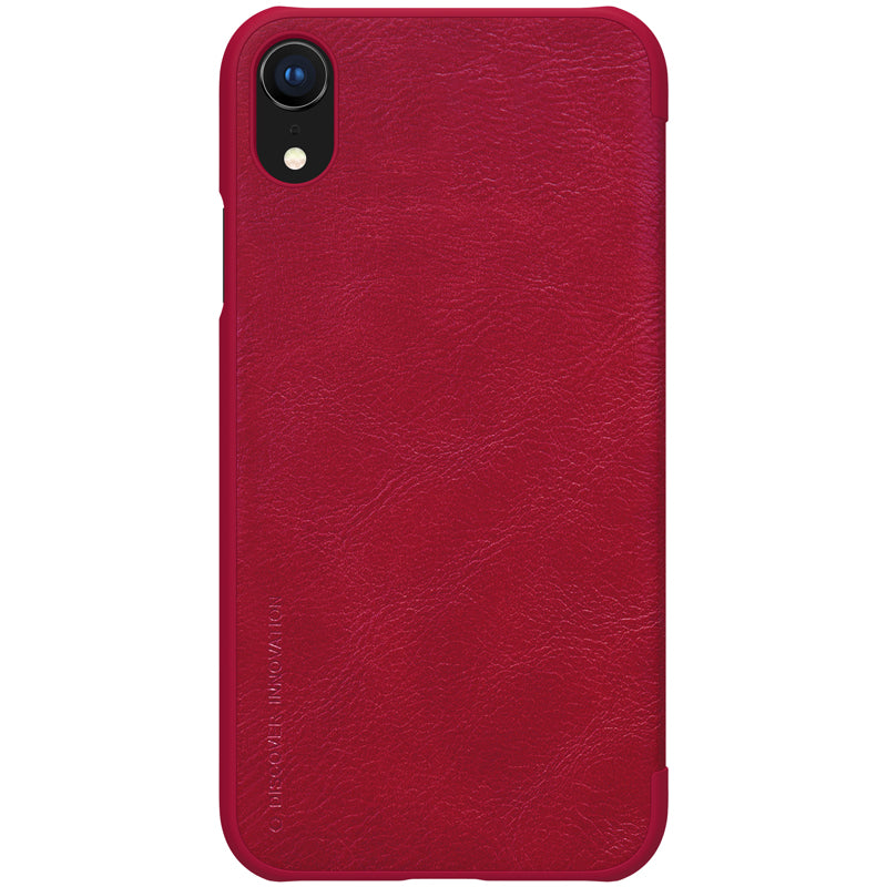 Nillkin Protective Case For iPhone XR 6.1" PU Leather Card Slot Flip Cover