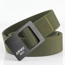 AWMN 601 125CM Nylon Tactical Belt Outdoor Leisure Zinc Alloy Waist Belts