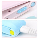 2 IN 1 Professional Styler Flat Iron Hair Straightener Curling Ceramic Panel Cute Fruit Pattern