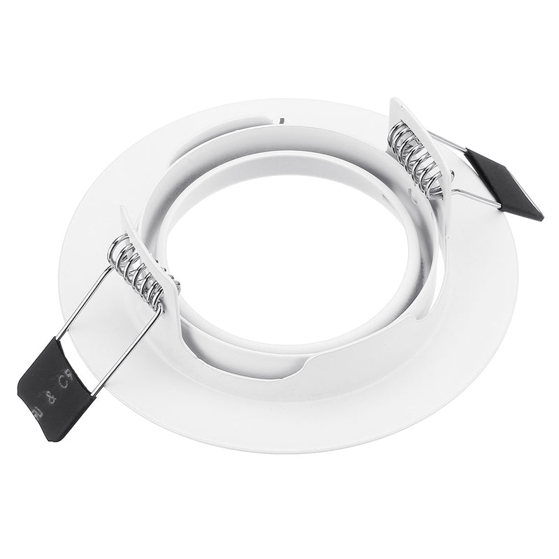 Round Shape Rotation Adjustable LED Downlight Ceiling Lamp Bracket for 70-75mm GU10 MR16 Light Bulb