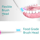Electric Toothbrush IPX7 Waterproof One-touch Switch Soft Brush Head Low Noise Teeth Brush Whitening Kit