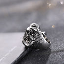 Halloween Punk Magic Dragon Ring Eight Claw Skeleton Gift Ring for Men