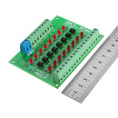 8 Channel 12V To 3.3V Optocoupler Isolation Module PLC Signal Level Voltage Conversion Board