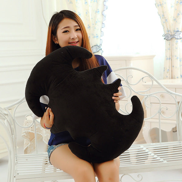 Cool And Creative Bat Shape Throw Pillow Sofa Bed Car Office Plush Cushion Home Decor
