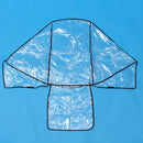 Clear Stroller Rain Cover Weather Pram Baby Infant Double Pushchair Wind Shield Raincoat