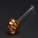 Colorful Skull Glass Water Pipe Modern Design for Smoking Durable