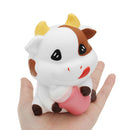 GiggleBread Cows Squishy 7.5*6.5*11CM Slow Rising Soft Animal Collection Gift With Packaging