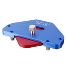 Drillpro KE-R2 Quick Change Wood Panel Radius R15-R30 C15-C30 Quick-Jig Router Table Bits Jig Aluminum Alloy Corner Template Woodworking Tool