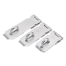 304 Stainless Steel Hasp Staple Safety Door Bolt Gate Lock Padlock Latch Waterproof With Screws
