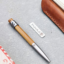 Aluminum Olive Wood Rotary Signing Pen with 0.5mm ADMOK SWISS Ink from XIAOMI YOUPIN