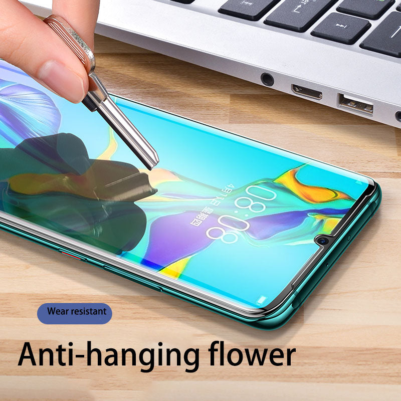 Bakeey UV Liquid Full Glue Cover Clear Curved Anti-Explosion Soft Tempered Glass Screen Protector For Huawei P30 PRO