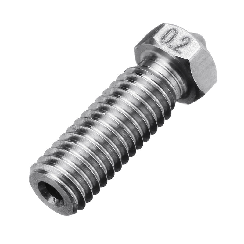 3pcs 0.2mm Stainless Steel Lengthen Volcano Nozzle for 1.75mm Filament 3D Printer