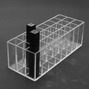 Acrylic Lipstick Organizer Lip Gloss Makeup Holder & 24 Spaces Cosmetics Storage Display