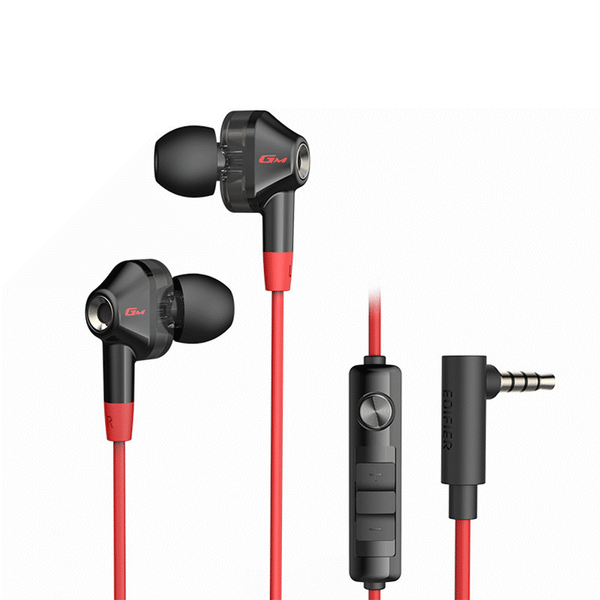 Edifier GM360 Dual Dynamic L Bend Wired 3.5mm Gaming In-ear Earphone Headphone with Mic