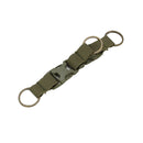 Outdoor Multi-function Ribbon Keychain EDC Tactical Key Ring Camping Hunting Key Chain
