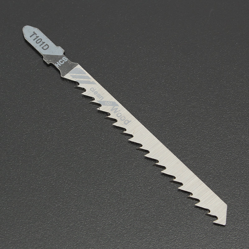25pcs T101D T Shank HCS Black Jigsaw Blades Curve Cuttingtools For Wood Plastic