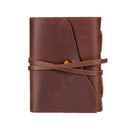 Leather Journal Travel Notebook, Handmade Vintage Leather Bound Writing Notebook for Men & Women, Unlined Travel Journal to Writ