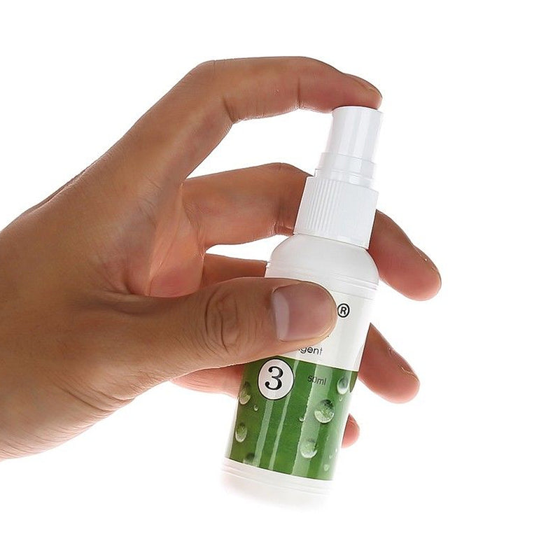 50ml Car Refurbished Agent Trim Cloth Shoes Leather Plastic Care Maintenance Spray Cleaner