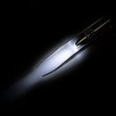 Stainless Steel LED Lighted Eyebrow Tweezers Eyelash Hair Removal Makeup Tool