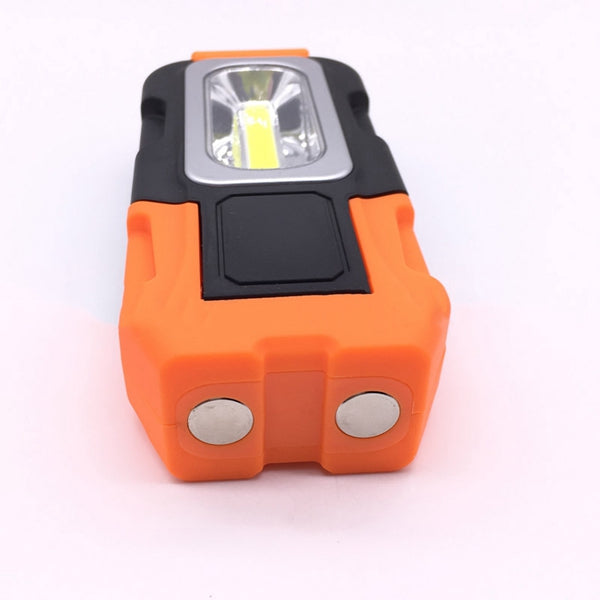 Portable 3W COB Outdooors Camping Work Emergency Lamp Magnet Hook Torch Flashlight