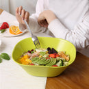 Green Salad Bowl PP Round Rectangle Large Capacity Serving Bowl Microwavable Fruit Vegetable Snacks Bowl from Xiaomi Youpin