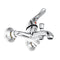 Triplet Faucet Wall Mounted Bathroom Bath Shower Basin Tap Water Mixer Stainless Steel