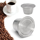 Reusable Stainless Steel Refillable Coffee Capsule Cup for Nespresso Machine