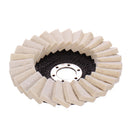 Drillpro 130mm Stianless Steel Wool Felt Flap Polishing Wheel Disc Angle Grinder Buffing Pads For Medical Glass Marble Metal