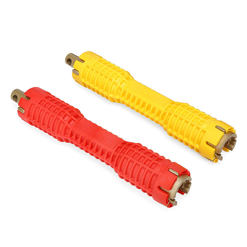 Installer Wrench Anti-Slip Handle Double Head Wrench Tool Multifunctional Wrench for Faucet and Sink