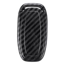 ABS Car Key Case Cover Bag Carbon Fiber Black for Audi A4L A5 A6L Q5 Q7 S6 A7 A8L