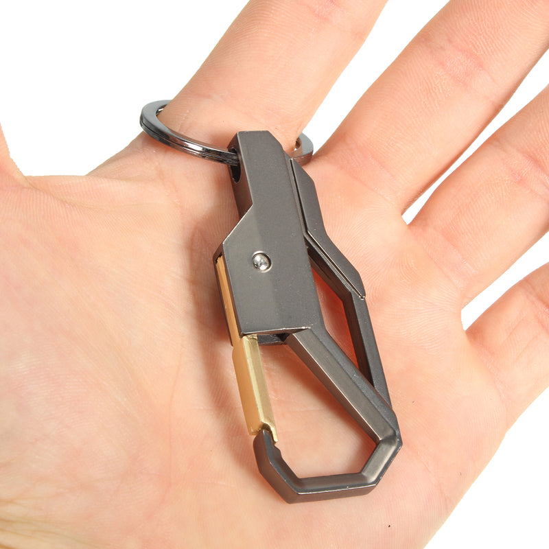 Mens Creative Alloy Metal Car Keyring Keychain Gun Black Cool Fashion Gift