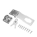 2.5/3/4 Inch Garage Shed Gate Door Hasp Lock Staple Security Key Locking