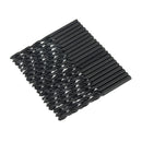 Drillpro 100pcs 1/2/3/4/5mm Twist Drill Bits Set HSS Straight Shank Black Coated Woodworking Drill Bits
