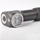 Fireflies PL47 Generation II Ice Blue 4500Lumens NICHIA/SST20/XPL L-Shape Headlight  Flashlight Led Flashlight 18650 Flashlight Torch 18650 Battery Flashlight  Hunting Fishing