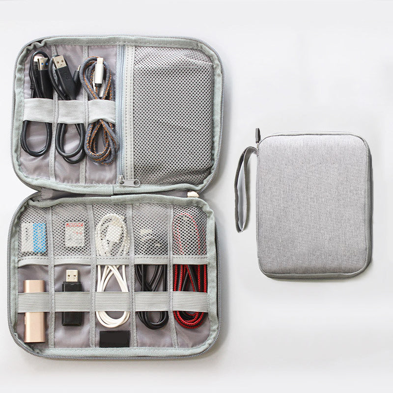 Boona 22cm*17cm Digital Accessories Storage Bag U Disk USB Cable Memory Cary Organizer Bag