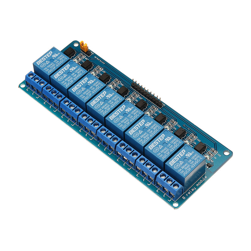 BESTEP 8 Channel 3.3V Relay Module Optocoupler Driver Relay Control Board Low Level