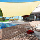 280GSM Rectangle Sun Shade Sail Garden Patio Awning Canopy Sunscreen UV Block Outdoor Camping