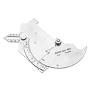 Machifit 50mm Stainless Steel Welding Gauge Bridge Cam Gauge Test Ulnar Welder Inspection Gage