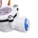 3/8"Quick Fit Plastic TurbineHall Meter Water Flow Sensor For Water Liquid Id10 mm