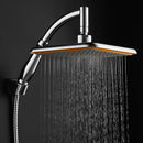 8 Inch Rainfall Shower Head Bathroom Square Shower Head Pressurized Shower Spray