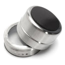12Pcs Stainless Steel Magnetic Spice Tin Kitchen Storage Container Jars Clear Lid